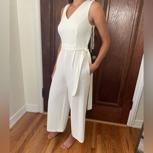 NEW with tags Calvin Klein ivory jumpsuit